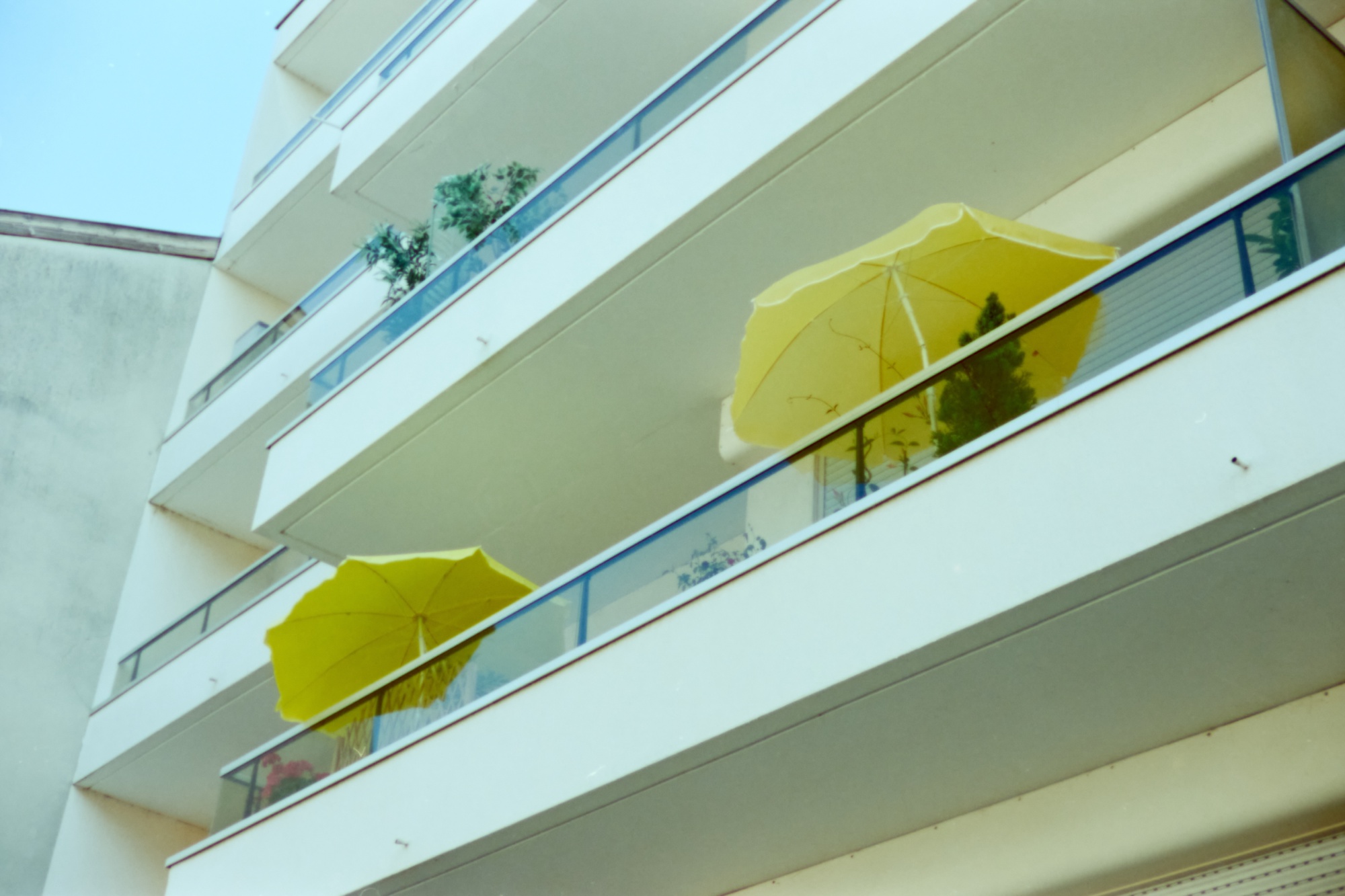 Parasols jumeaux